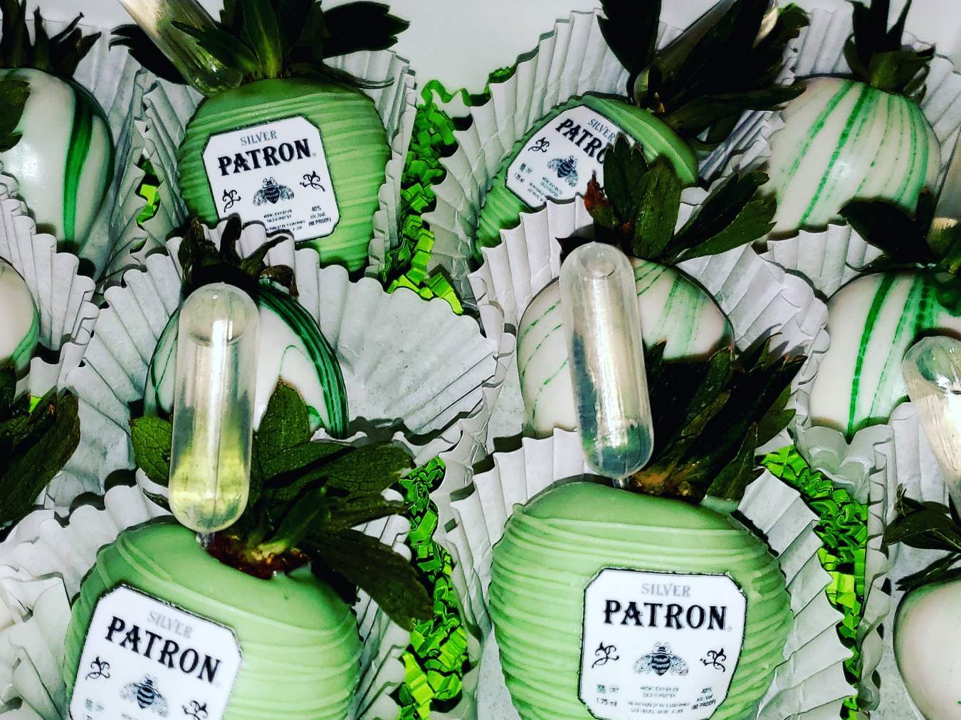 Green Patron Strawberries